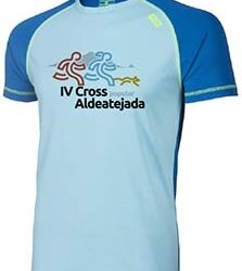 Camiseta de regalo con la inscripción al IV Cross de Aldeatejada